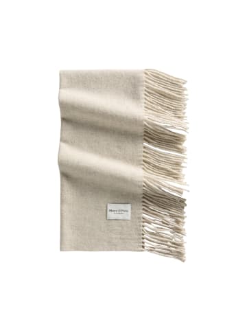 Marc O'Polo Gewebter Wollschal in Light Stone Melange