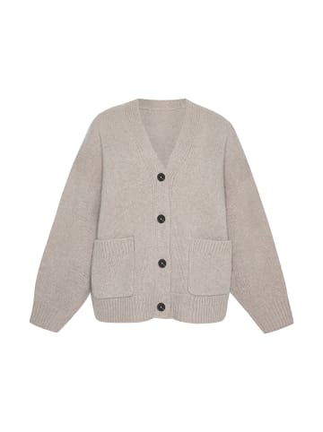 Style Republic Oversized Cardigan Kaschmir-Woll-Gemisch in Camel Melange