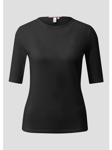 QS T-Shirt in 9999_schwarz