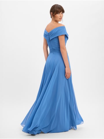 Marie Lund Abendkleid in blau - 0001