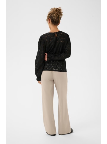 Cream Langarm-Bluse CRLibby Straight fit in Pitch Black