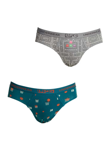 Le Petit Garcon 2er-Set: Slip in Green