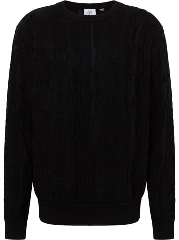 Carlo Colucci Strickpullover Dima in Schwarz
