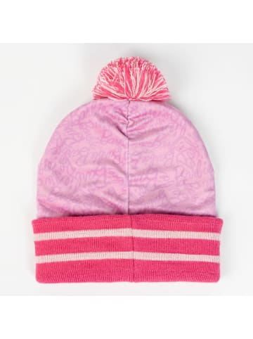 Barbie Barbie Kinder 3 Teilig Mütze & Schal & Handschuhe Set in Rosa