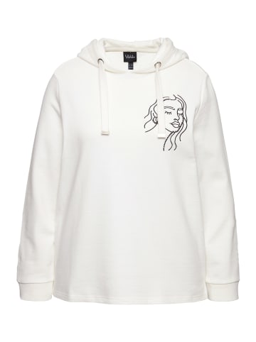 Ulla Popken Hoodie in offwhite