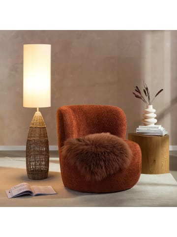 home24 Stehleuchte Cozad in Beige-Braun