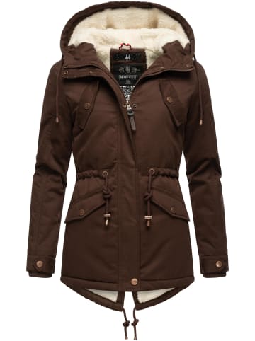 Marikoo Winterjacke Manolya in Dark Choco