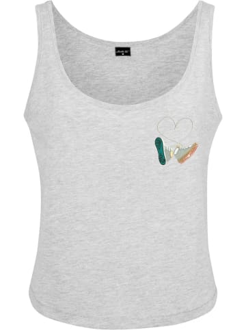 Mister Tee Top "Ladies Kicks Love EMB Tank" in Grau