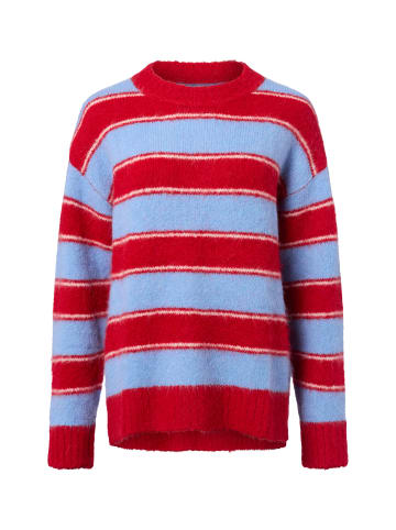 SAMSOE & SAMSOE Pullover Sajeanne in rot hellblau - 0001