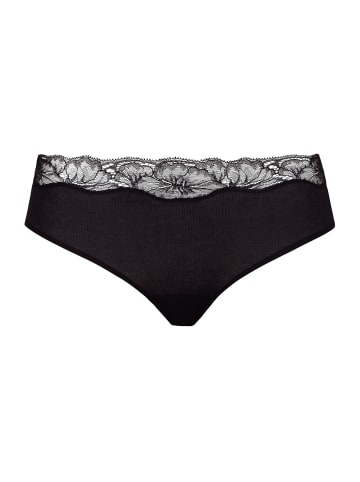 Hanro Midi Slip Lace Delight in Schwarz