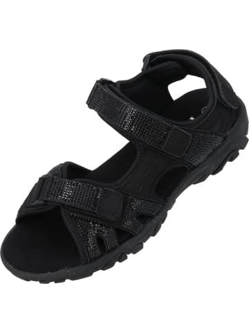 Palado Sandalen Ginva in Schwarz Glitzer