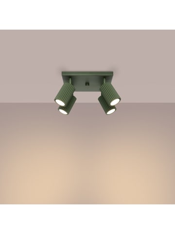 Licht-Erlebnisse Spot Strahler (B)25 x (L)25 x (H)16.5 cm in Olivgrün