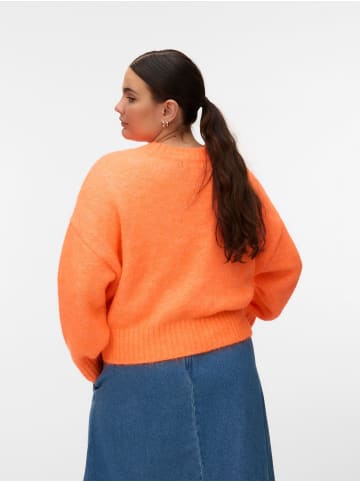 Vero Moda Strickpullover in Persimmon Orange