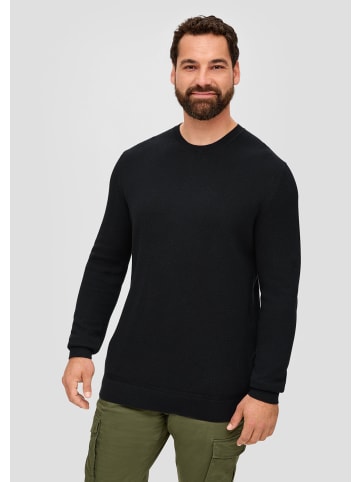 s.Oliver Strickpullover langarm in Schwarz