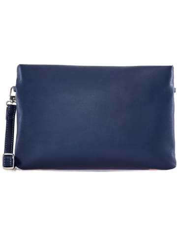 MYWALIT Umhängetasche Leder 25 cm in royal