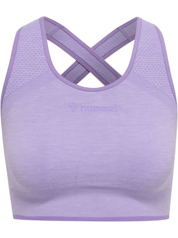 Hummel Sportoberteil Hmlmt Una Seamless Sports Top in LAVENDER MELANGE