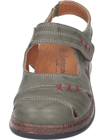 Comfortabel Sling-Ballerinas in olive