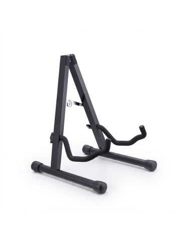 relaxdays Gitarrenständer in Schwarz - (B)29 x (H)39 x (T)31 cm