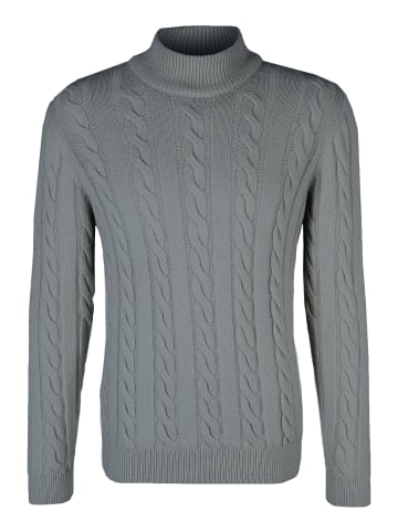 Steffen Klein Stickpullover Soft Touch in grau