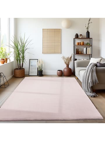 Teppich Boss Kurzflor Teppich Silvia in Rosa