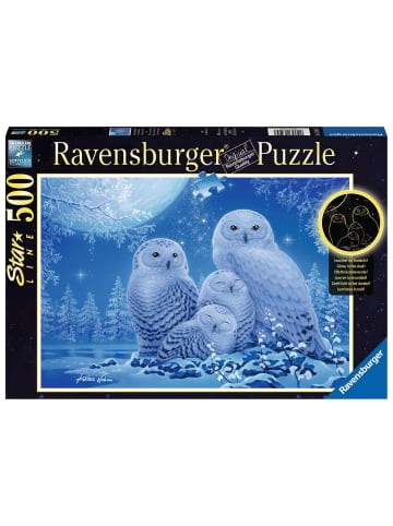 Ravensburger Puzzle 500 Teile Eulen im Mondschein Ab 10 Jahre in bunt