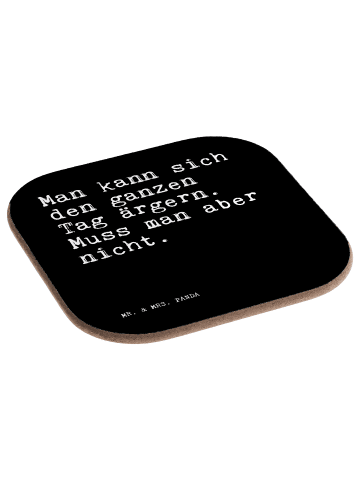 Mr. & Mrs. Panda Untersetzer für Gläser Man kann sich den... mit... in Schwarz