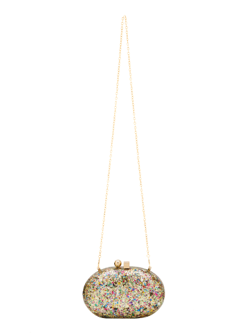 faina Handtasche in Gold Mehrfarbig