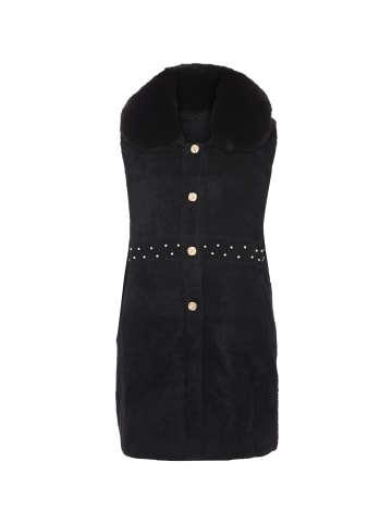 CARNEA Damen Ärmellose Jacke in Schwarz