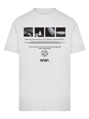 F4NT4STIC T-Shirt NASA Retro Photo Ad The Future Is Now in weiß