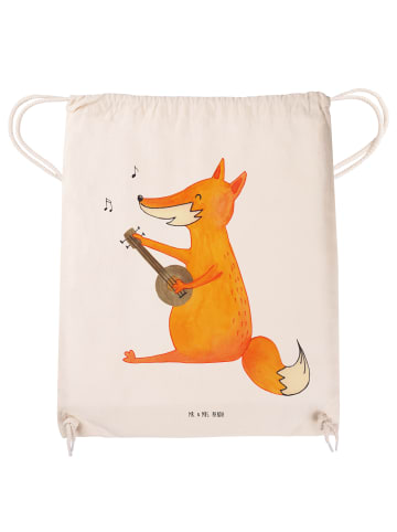 Mr. & Mrs. Panda Stoffbeutel Fuchs Gitarre ohne Spruch in Creme