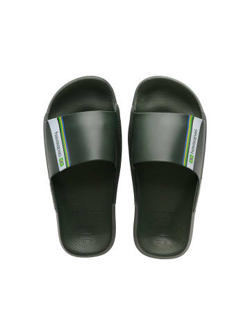 Havaianas Slide Clas Sandale zum Reinschlüpfen Grün