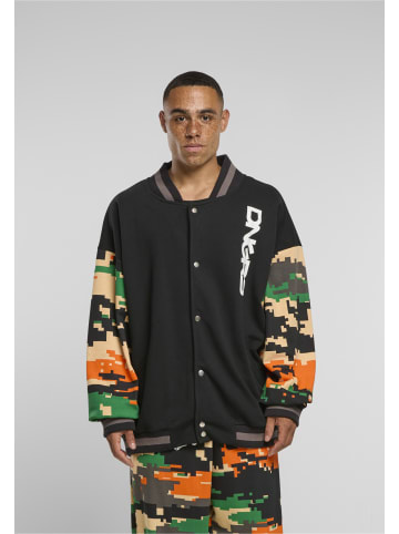 DNGRS Dangerous College Jackets in black/pixelcamouflage