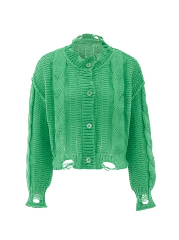 myMo Strickjacke in GRÜN