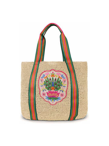 Oilily Straw Shopper Tasche 49 cm in shifting sand