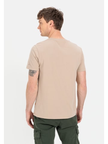 Camel Active T-Shirt mit Print aus nachhaltigem Organic Cotton in Braun