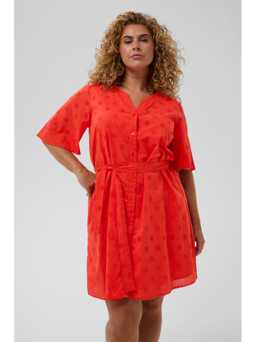 KAFFE curve Kleid KCliona A-shape in Poppy Red