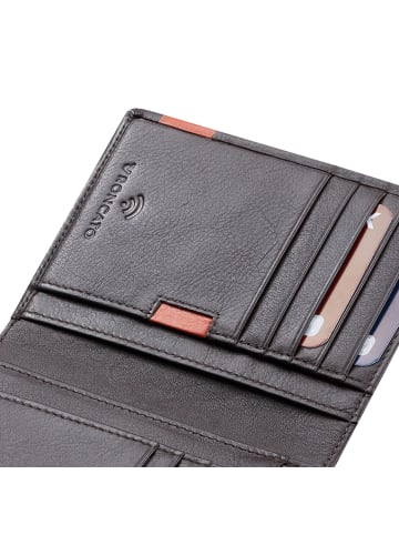 Roncato Monaco Geldbörse RFID Schutz Leder 9.5 cm in brown