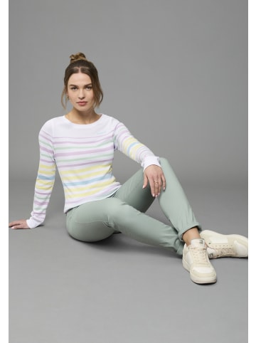 Kangaroos Langarmshirt in weiß-pastell