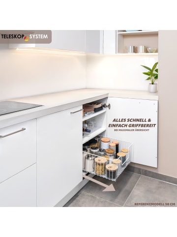 bremermann Schrank-Korbauszug ca. 40 x 23 x 50,5 cm (B/H/T)