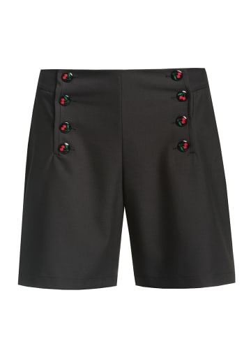 Pussy Deluxe Shorts Cherries in schwarz