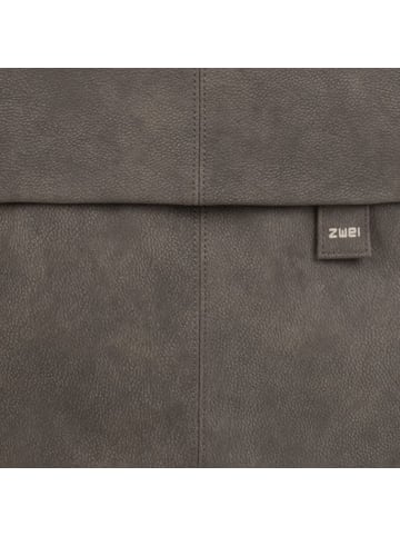 Zwei Mademoiselle.M Schultertasche 31 cm in nubuk stone