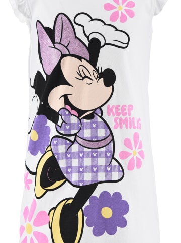 Disney Minnie Mouse Nachthemd Schlafanzug Minnie Mouse in Weiß