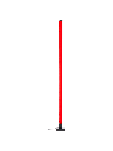 Brilliant LED Stehleuchte, 150 cm, digitales RGB, Musiksensor, dimmbar, schwarz