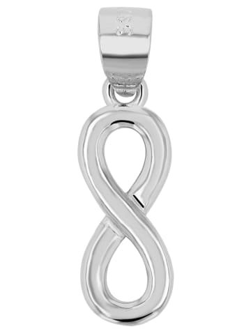 Adeliás Damen Anhänger – Unendlichkeitszeichen Anhänger aus 925 Silber in silber