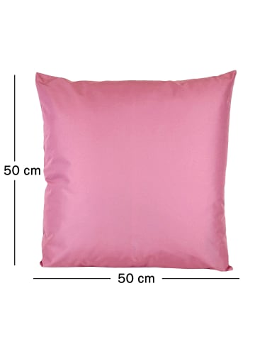 JACK Outdoor Dekokissen 50x50cm inkl. XXL Füllung in Weinrose