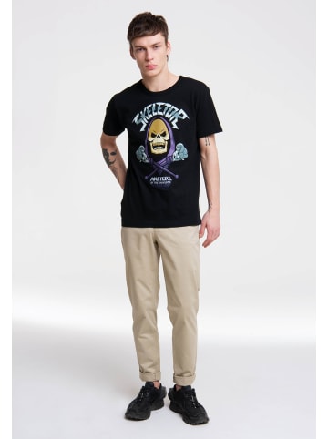 Logoshirt T-Shirt Skeletor in schwarz