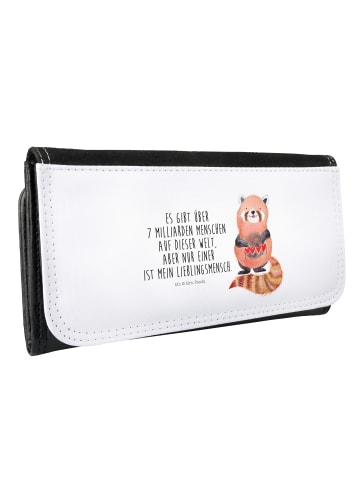 Mr. & Mrs. Panda Frauen Portemonnaie Roter Panda mit Spruch in Weiß