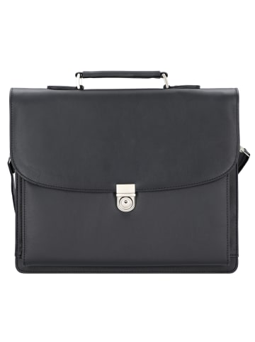 Alassio Forte Aktentasche 40 cm Laptopfach in schwarz