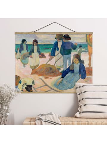 WALLART Stoffbild - Paul Gauguin - Tangsammlerinnen in Blau