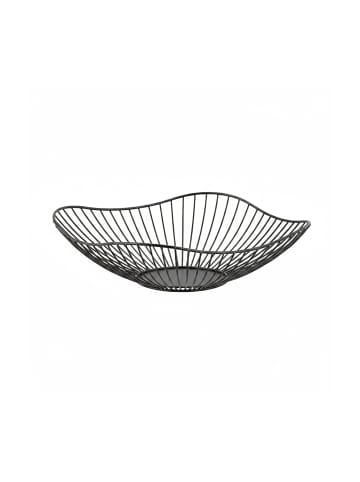 relaxdays Relaxdays Obstschale in Schwarz - (H)7,5 x  Ø 27 cm